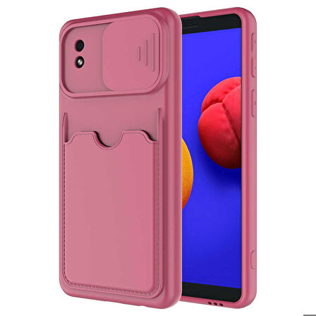Galaxy A01 Core Uyumlu ​Zore Kartix Kapak-Koyu Mor