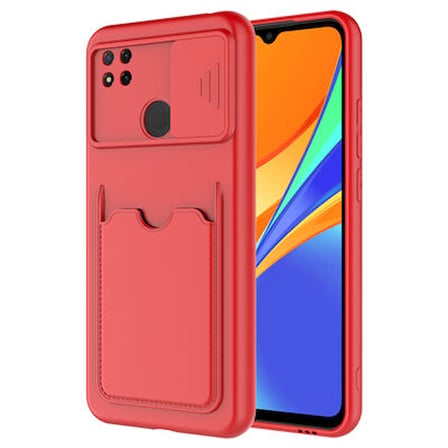 Lexroo Xiaomi Redmi 9C Kartix Silikon Kılıf - Koyu Mor