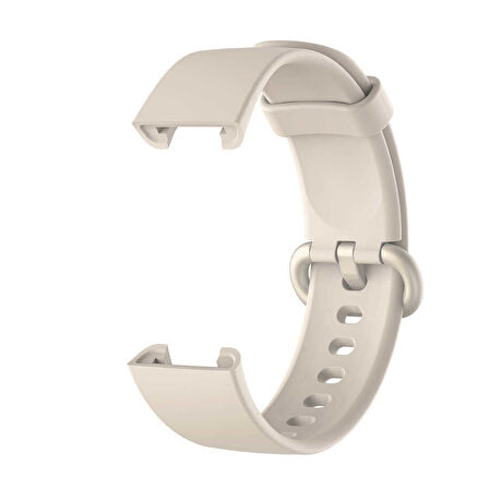 Xiaomi Redmi Watch (Mi Watch Lite) Uyumlu Klasik Zore Kordon-Krem