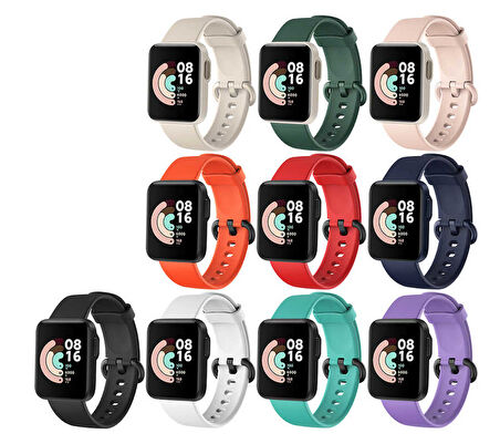 Xiaomi Redmi Watch (Mi Watch Lite) Uyumlu Klasik Zore Kordon-Siyah