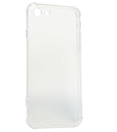 iPhone 7 Uyumlu Zore Kamera Korumalı Nitro Anti Shock Silikon-Renksiz