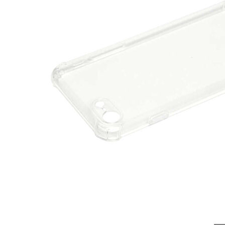 iPhone SE 2020 Uyumlu Zore Kamera Korumalı Nitro Anti Shock Silikon-Renksiz
