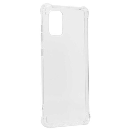 Galaxy A51 Uyumlu Zore Kamera Korumalı Nitro Anti Shock Silikon-Renksiz