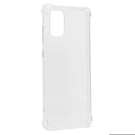 Galaxy A71 Uyumlu Zore Kamera Korumalı Nitro Anti Shock Silikon-Renksiz