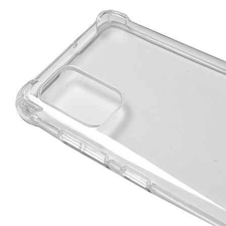Galaxy A71 Uyumlu Zore Kamera Korumalı Nitro Anti Shock Silikon-Renksiz