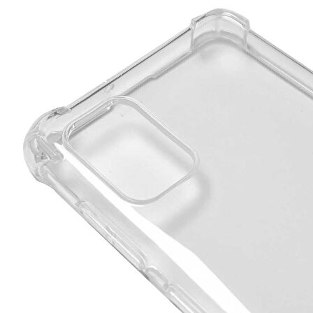 Galaxy A31 Uyumlu Zore Kamera Korumalı Nitro Anti Shock Silikon-Renksiz