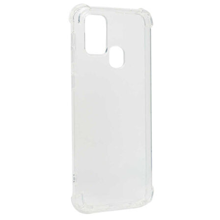 Galaxy M31 Uyumlu Zore Kamera Korumalı Nitro Anti Shock Silikon-Renksiz