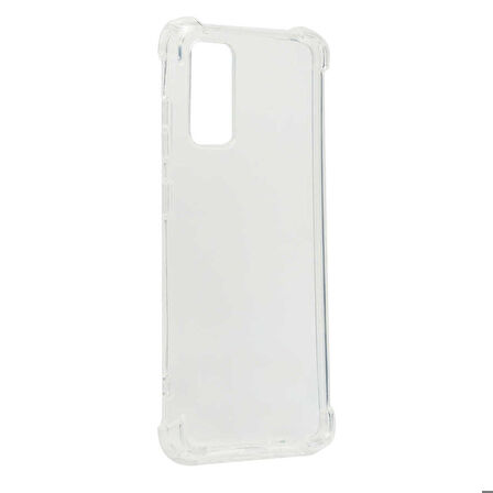Galaxy S20 Uyumlu Zore Kamera Korumalı Nitro Anti Shock Silikon-Renksiz