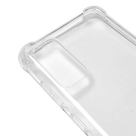 Galaxy S20 Uyumlu Zore Kamera Korumalı Nitro Anti Shock Silikon-Renksiz