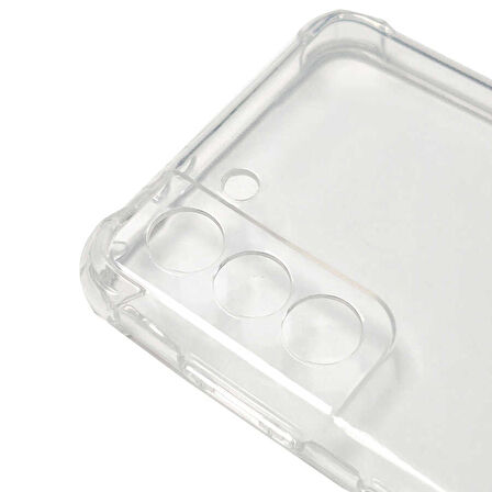 Galaxy S21 Uyumlu Zore Kamera Korumalı Nitro Anti Shock Silikon-Renksiz