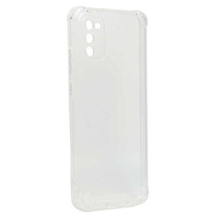 Galaxy A02S Uyumlu Zore Kamera Korumalı Nitro Anti Shock Silikon-Renksiz