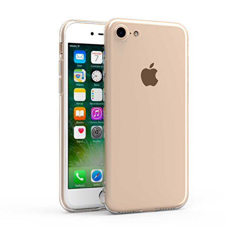 iPhone SE 2022 Uyumlu Zore Kamera Korumalı Süper Silikon Kılıf-Renksiz