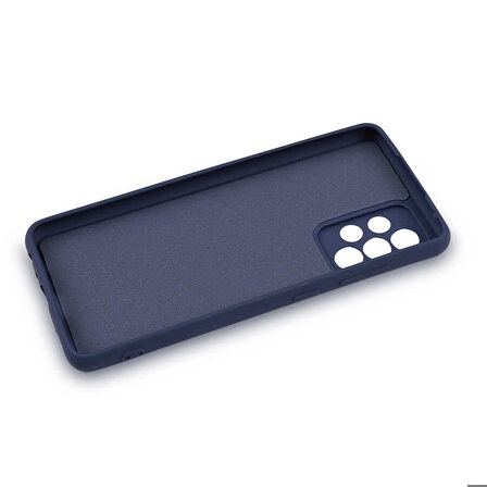 Galaxy A52 Uyumlu Zore Mara Lansman Kapak-Koyu Mor