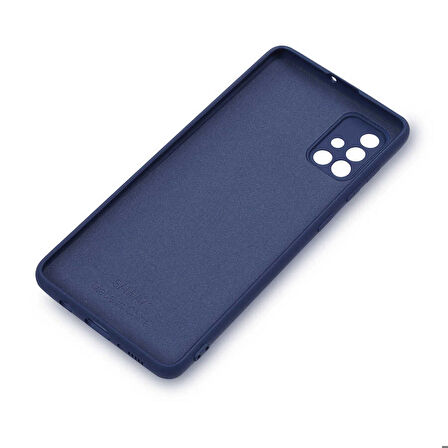 Galaxy A71 Uyumlu Zore Mara Lansman Kapak-Koyu Yeşil