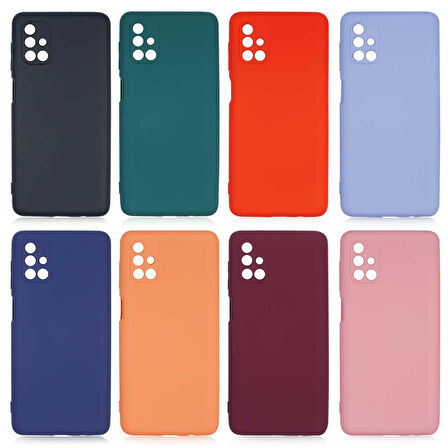 Galaxy M51 Uyumlu Zore Mara Lansman Kapak-Siyah
