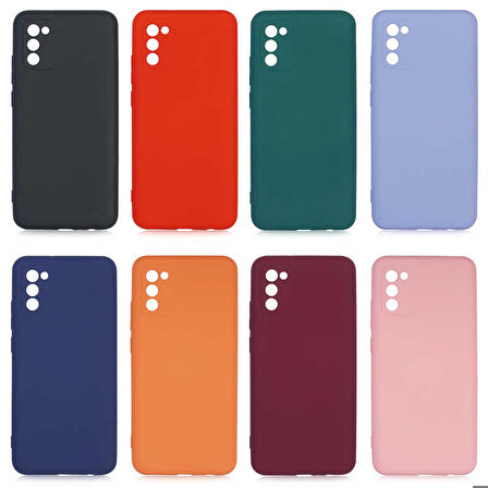 Galaxy A02S Uyumlu Zore Mara Lansman Kapak-Koyu Yeşil