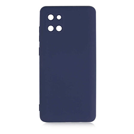 Galaxy A81 (Note 10 Lite) Uyumlu Zore Mara Lansman Kapak-Lacivert
