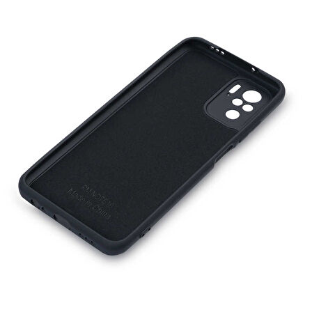 Xiaomi Poco M5S Kılıf Zore Mara Lansman Kapak-Siyah