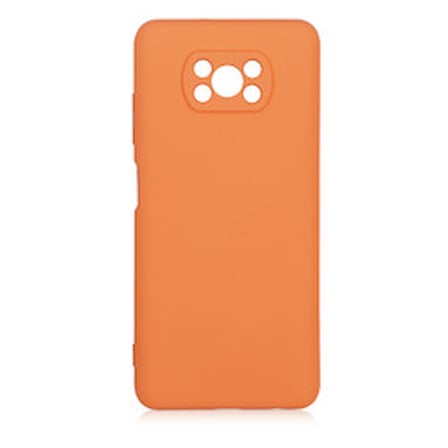 Lexroo Xiaomi Poco X3 Mara Lansman TPU Silikon İnce Kılıf - Turuncu