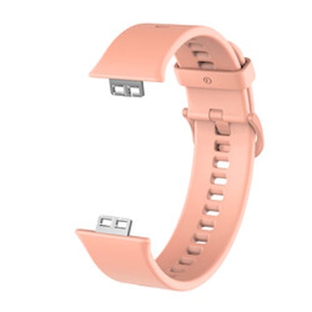 Lexroo Huawei Watch Fit Silikon Kordon - Pembe Açık