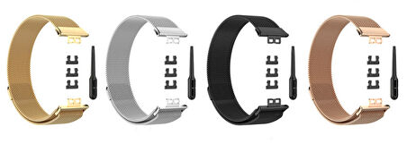 Huawei Watch Fit Metal Kordon Dönüştürücü CLO- Gümüş