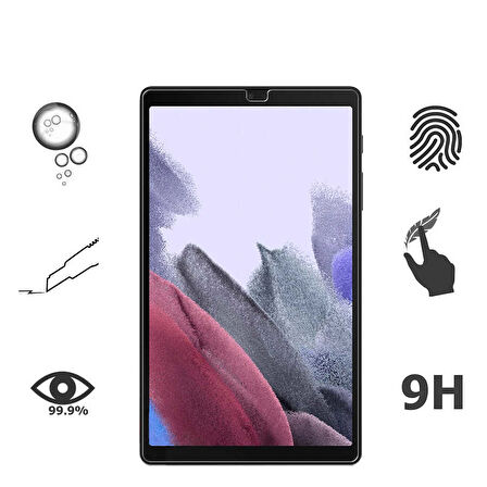 Galaxy Tab A7 Lite T225 Uyumlu ​MKST- Tablet Temperli Cam Ekran Koruyucu-Renksiz