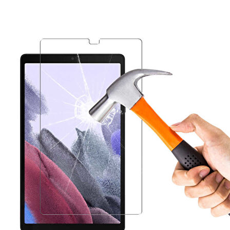 Galaxy Tab A7 Lite T225 Uyumlu ​MKST- Tablet Temperli Cam Ekran Koruyucu-Renksiz