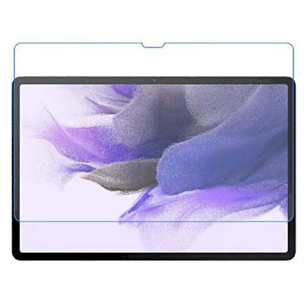 Galaxy Tab S7 FE LTE (T737-T736-T733-T730) Uyumlu ​EFFX Tablet Temperli Cam Ekran Koruyucu-Renksiz