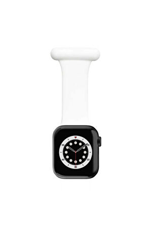 Apple Watch Ultra 49mm Kordon Krd-44 Uyumlu Strap Kayış Beyaz