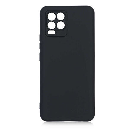 Realme 8 Kılıf Zore Premier Silikon Kapak-Siyah