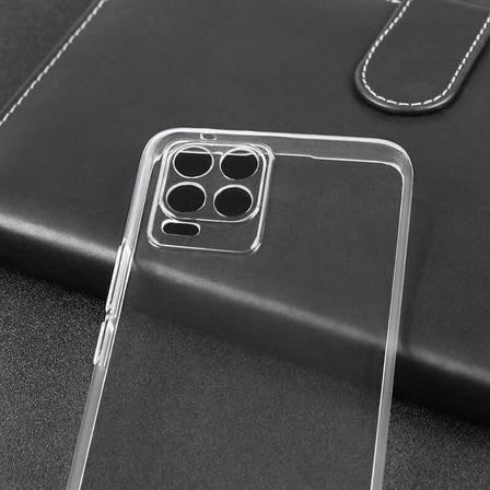 Realme 8 Kılıf Kamera Korumalı Şeffaf Kalın Üstün Koruma Silikon Novatech