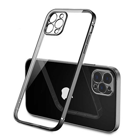 iPhone 12 Pro Max Uyumlu Zore Gbox Kılıf-Siyah