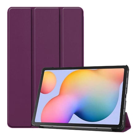 Lexroo Galaxy Tab S7 FE LTE (T737-T736-T733-T730) Smart Cover Standlı 1-1 Kılıf - Mor