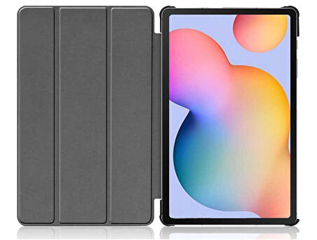 Galaxy Tab S7 FE LTE (T737-T736-T733-T730)  Uyumlu ​FRMS Smart Cover Standlı 1-1 Kılıf-Kırmızı