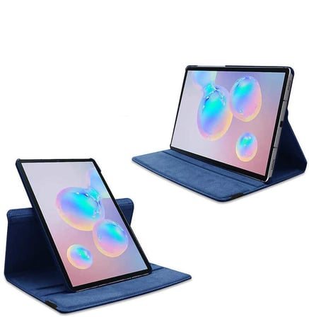 Galaxy Tab S7 FE LTE (T737-T736-T733-T730)  Uyumlu ​FRMS Dönebilen Standlı Kılıf-Kırmızı