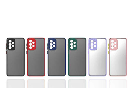 Galaxy A52 Uyumlu Zore Hux Kapak-Kırmızı