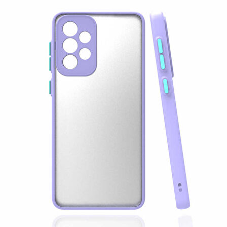 Galaxy A52 Uyumlu Zore Hux Kapak-Lila