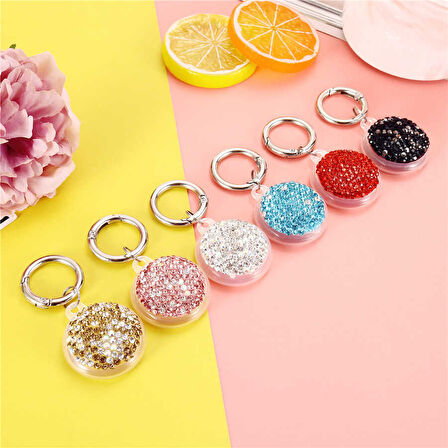 ​Zore Airtag 03 Uyumlu Silikon Anahtarlık-Gümüş