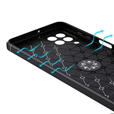 Galaxy A22 4G Uyumlu Zore Ravel Silikon Kapak-Kırmızı