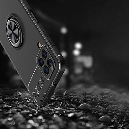 Galaxy M22 Uyumlu Zore Ravel Silikon Kapak-Kırmızı
