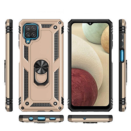 Galaxy M22 Uyumlu Zore Vega Kapak-Kırmızı