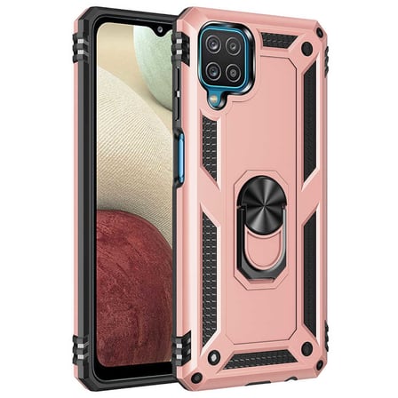 Galaxy M32 Kılıf Kamera Koruyucu Manyetik Standlı Tank Koruma FORUMSHOP