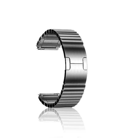 Gear S3 Uyumlu KRD-35 22mm Metal Zore Kordon-Gri
