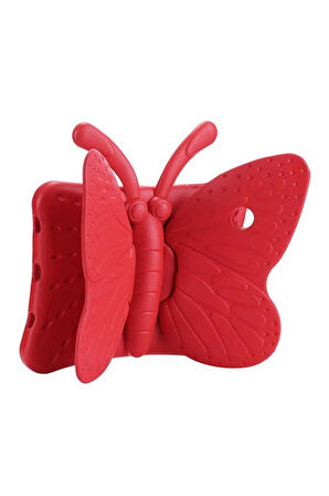 Galaxy Tab A7 10.4 T500 2020 Butterfly Standlı Tablet Kılıf-pembe