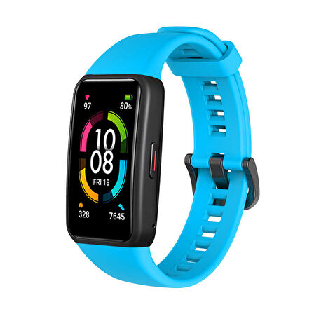 Huawei Band 6 Uyumlu KRD-47 Uyumlu Zore Kordon-Mavi
