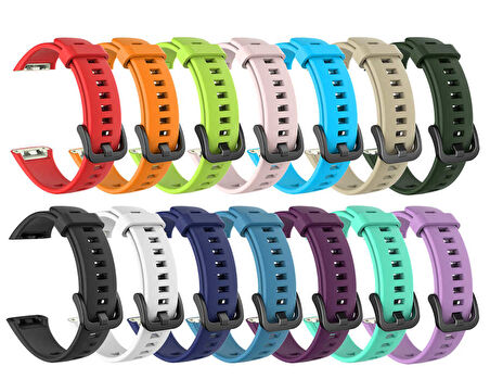 Huawei Band 6 Uyumlu KRD-47 Uyumlu Zore Kordon-Mürdüm