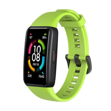 Lexroo Huawei Band 6 Silikon Kordon - Koyu Yeşil