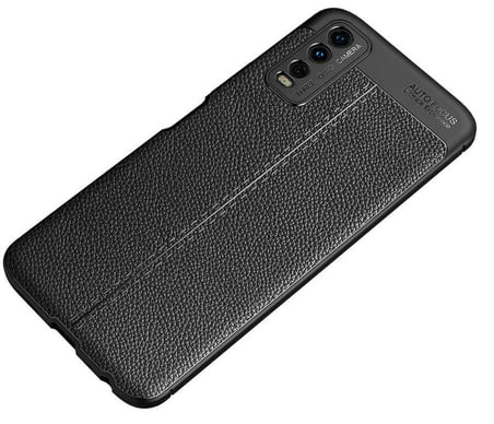 Vivo Y11S Kılıf OMSY Niss Silikon Kapak-Siyah