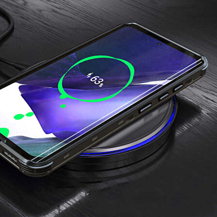 Galaxy S21 Ultra Uyumlu 1-1 Su Geçirmez Uyumlu-Siyah