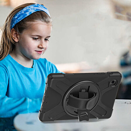 Galaxy Tab A7 Lite T225 ​OMSY Defender Tablet Silikon - Siyah